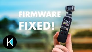 DJI Osmo Pocket  UPDATE Better AF Audio and 120fps [upl. by Slein]