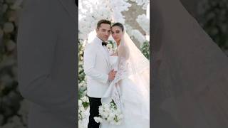 Amy Jackson amp Ed Westwick tie the knot 💍 😇 amyjackson edwestwick trending hollywood mostpopular [upl. by Hanser447]