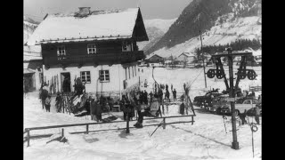 Bad Hofgastein vor 77 Jahren im Dezember 1946 wurde der 1 Sessellift in Betrieb genommen [upl. by Nyvrem]