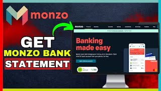 How To Get Monzo Bank Statement 2024 [upl. by Boswall243]