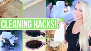 12 Cleaning Hacks You NEED to Know [upl. by Anen253]