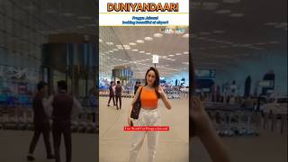 Pragya Jaiswal Spotted at Mumbai Airport  Pragya Jaiswal Looking Beautiful  Youtube Shorts [upl. by Clo]