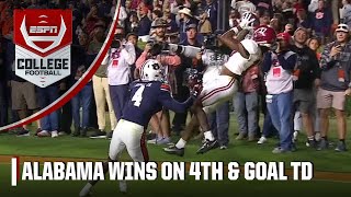 ALABAMA MIRACLE 😮 Isaiah Bond scores gamewinning TD on 4th down  ESPN College Football [upl. by Bodwell]