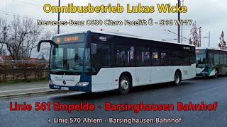 Sound Bus MercedesBenz O530 Citaro Facelift Ü von Omnibusbetrieb Lukas Wicke  SHG WI 77 Voith [upl. by Takeshi]