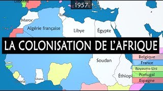 La colonisation de lAfrique  Résumé sur cartes [upl. by Einavoj]