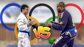 Judo Olympian vs Blue Belt Wrestler [upl. by Entirb]