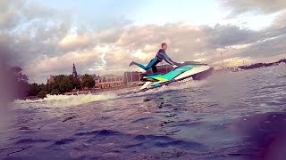 Seadoo GTI 130 vs Kawasaki STX 15F [upl. by Kayle736]