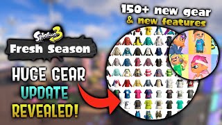 HUGE Fresh Season Gear Update Revealed  Splatoon 3 [upl. by Ellswerth843]