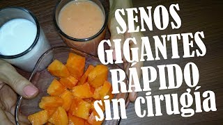 2 alimentos que aumentan el tamaño de los senos GIGANTES  Rapidamente Sin cirugías ni ejercicios [upl. by Attinahs263]