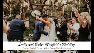 Baker Mayfield amp Emiliy Wilkinson Wedding  Calamigos Ranch [upl. by Origra375]