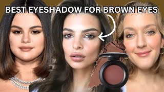 BEST EYESHADOW COLORS FOR BROWN EYES [upl. by Auqenat175]