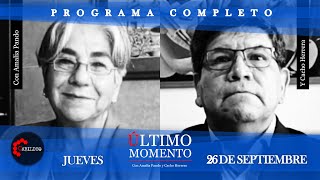 ÚltimoMomento  PROGRAMA COMPLETO  26092024  CabildeoDigital [upl. by Aileno930]