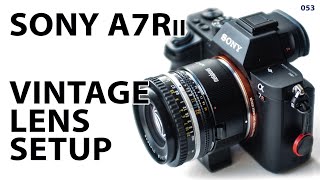 How to Use Vintage Lenses on your Sony Camera Easy [upl. by Hollander587]