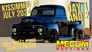 Mecum Auction Kissimmee Florida July 10 and July 11 2024 Sale Prices  and highest bid [upl. by Goldshlag798]