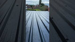 Domestic Asbestos Garage Roof Replacement in Nottingham  Anthracite [upl. by Betthezel452]