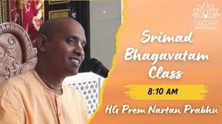 Srimad Bhagavatam Class  SB 43041  HG Prem Nartan  10092024  ISKCON Abids Hyderabad [upl. by Eenel]