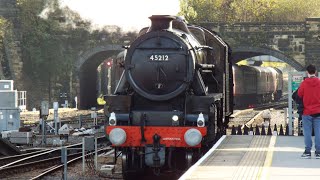 Black 5 45212 through Sheffield [upl. by Danella]