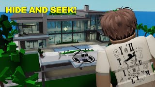 Brookhaven RP  ROBLOX  HIDE AND SEEK SA MANSION ISLAND [upl. by Nebuer]