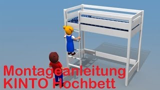 Bauanleitung Kinderbett KINTO Hochbett [upl. by Aikat129]