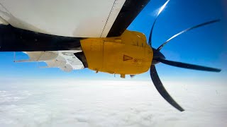 Aurigny Dornier 228200NG Landing Alderney airport ACI [upl. by Itnava]