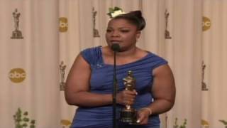 MoNique Wins Best Supporting Actress  82nd Oscars 2010 [upl. by Esinet539]