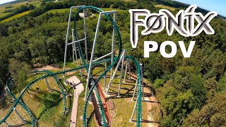 Fønix Front Row POV Fårup Sommerland New for 2022 Vekoma Roller Coaster [upl. by Borroff]