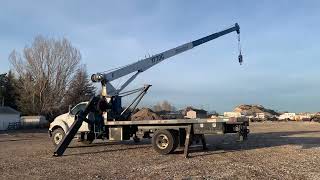 2012 Manitex 1770C crane truck demonstration [upl. by Eymaj]