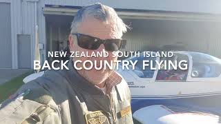 BACK COUNTRY FLYING SOUTH ISLAND OF NEW ZEALAND [upl. by Maghutte493]