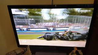 Alonso and Gutierrez crash Australia GP 2016 [upl. by Kingston]