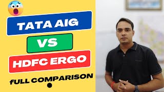 HDFC ERGO VS TATA AIG  Hdfc ergo car insurance  Tata aig car insurance  full comparisonInsurance [upl. by Fife927]