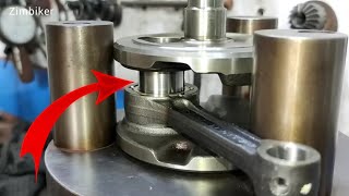 Connecting Rod Replacement and Crankshaft Balancing Full Video  Zimbiker [upl. by Larret367]