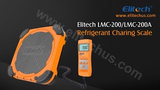 Elitech LMC200 amp LMC200A Refrigerant Electronic ChargingRecover Scale 220 Lbs [upl. by Wyck]