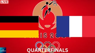 2024 PARIS OLYMPICS GERMANY vs FRANCE WOMENS BASKETBALL QUARTERFINALS LIVE GAME CAST amp CHAT [upl. by Staal]