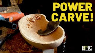 How to Power Carve Wood [upl. by Yhtuv]