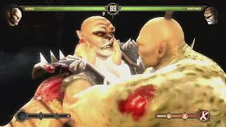 GORO VS KINTARO MORTAL KOMBAT 9 GOROS LAIR MATCH [upl. by Ahsiekal]