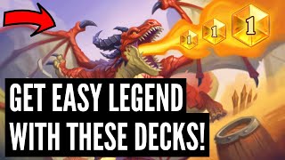 The 5 BEST DECKS to get LEGEND in Standard and Wild since the nerfs [upl. by Resee215]