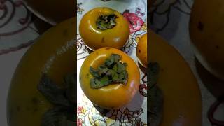 RARE JAPANESE PERSIMMON FRUIT 😋 fruit rare nature trending yt viral [upl. by Nerat]