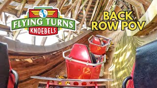 Flying Turns  Back Row POV  Knoebels [upl. by Mulcahy]