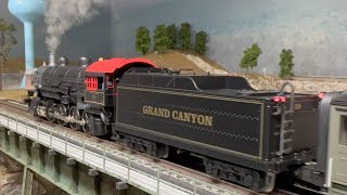 Lionels Grand Canyon Railway Passenger Set  First Run on the Layout [upl. by Treboh]