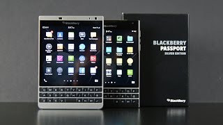 Blackberry Passport Silver Edition Unboxing amp Comparison [upl. by Ayekal]