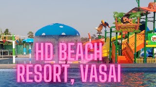 HD Beach ResortFun with Family  water park near Mumbai  Vasai [upl. by Lemej35]