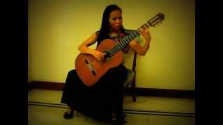 Happy New Year on Classical guitar arranged and played by Thu Le [upl. by Esirahs]