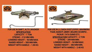 SCISSOR JACKS MAKE IN INDIA [upl. by Giwdul]