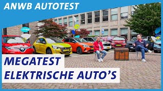 Elektrische auto MEGATEST Deze 11 EV’s krijgen allemaal subsidie  ANWB Autotest [upl. by Acihsay]