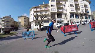 Daniel Hubmann in MOC sprint Berga whole orienteering race [upl. by Whallon]