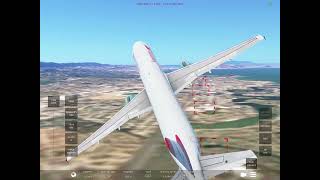 Austrian Airlines Flight 873  Landing Animation [upl. by Eitsirhc]