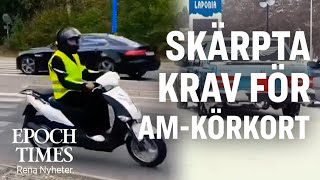 Prövotid för mopedkörkort – nya regler från första juni [upl. by Notsnhoj]