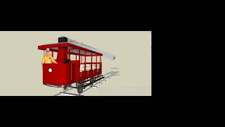 Purrey steam Tram animation [upl. by Ellerrehc769]