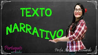 TEXTO NARRATIVO  Tipologia Textual 2  Profa Adriany Leonardo [upl. by Romelle475]