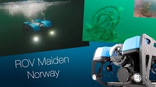 BlueRobotics  BlueROV2  Maiden dive in Norway [upl. by Yenhoj]